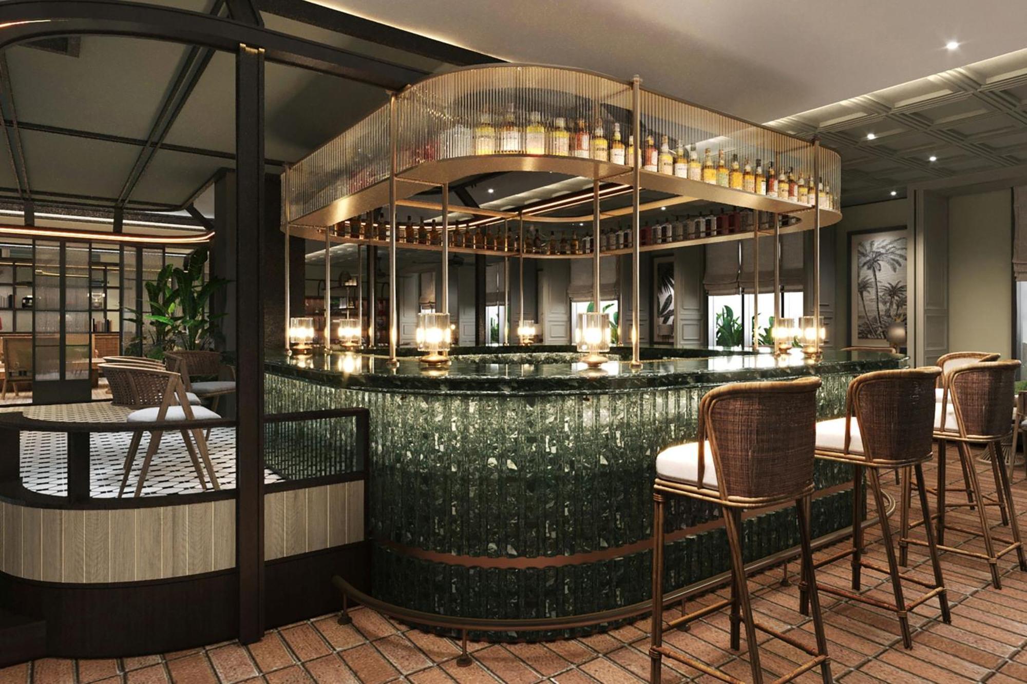 Hotel The Millen Penang, Autograph Collection George Town Exterior foto The bar at the restaurant